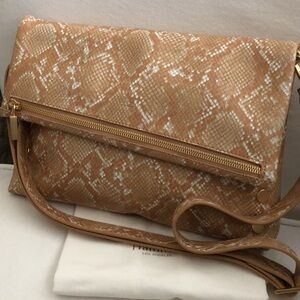 HAMMITT VIP LG TAN CLUTCH/CB BAG NWT